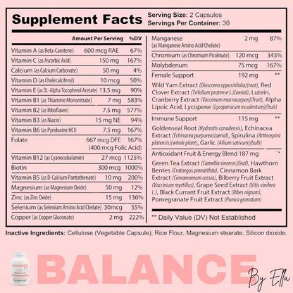 Balance by Ella – Women's All-in-One Multivitamin